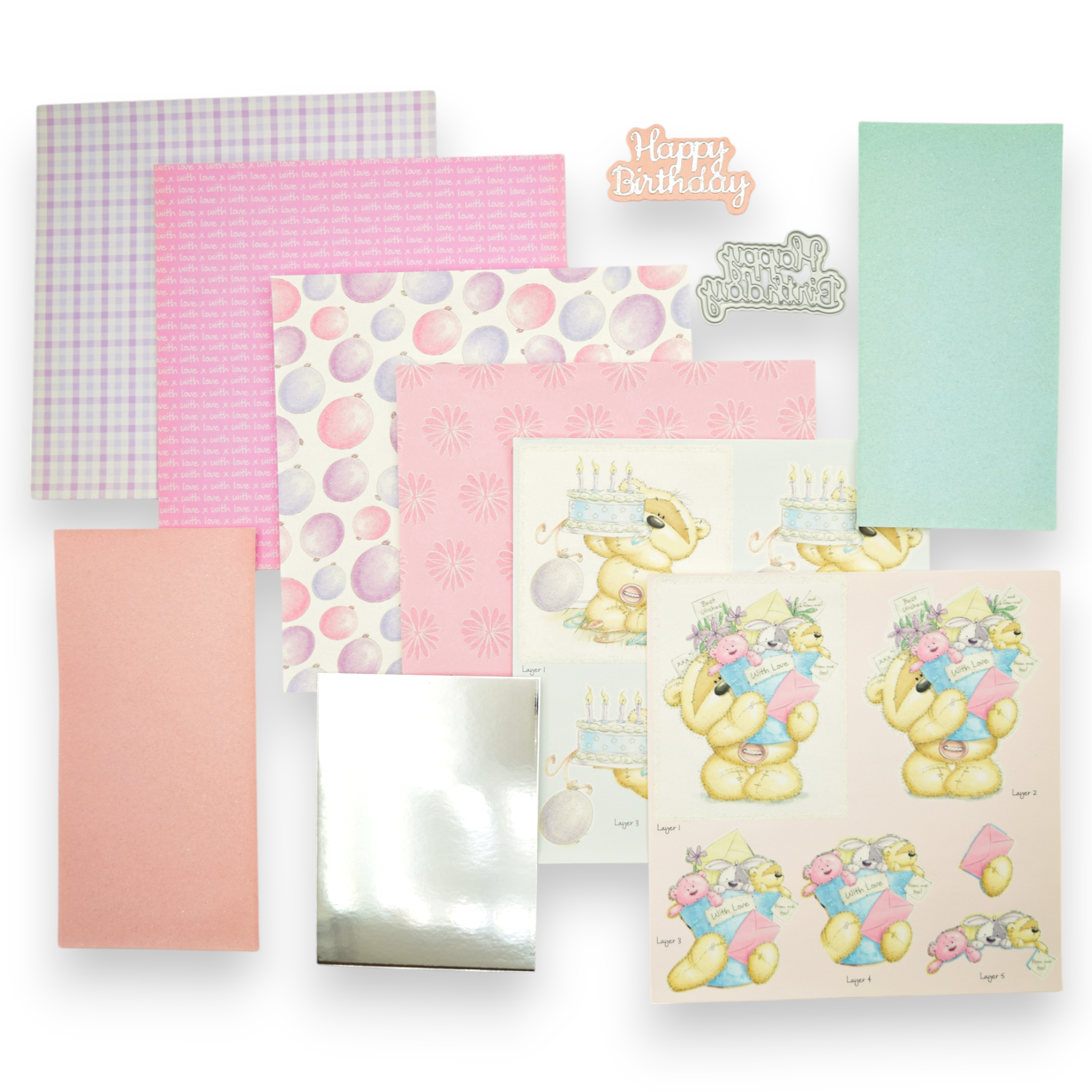 Birthday - Decoupage Pack + Die